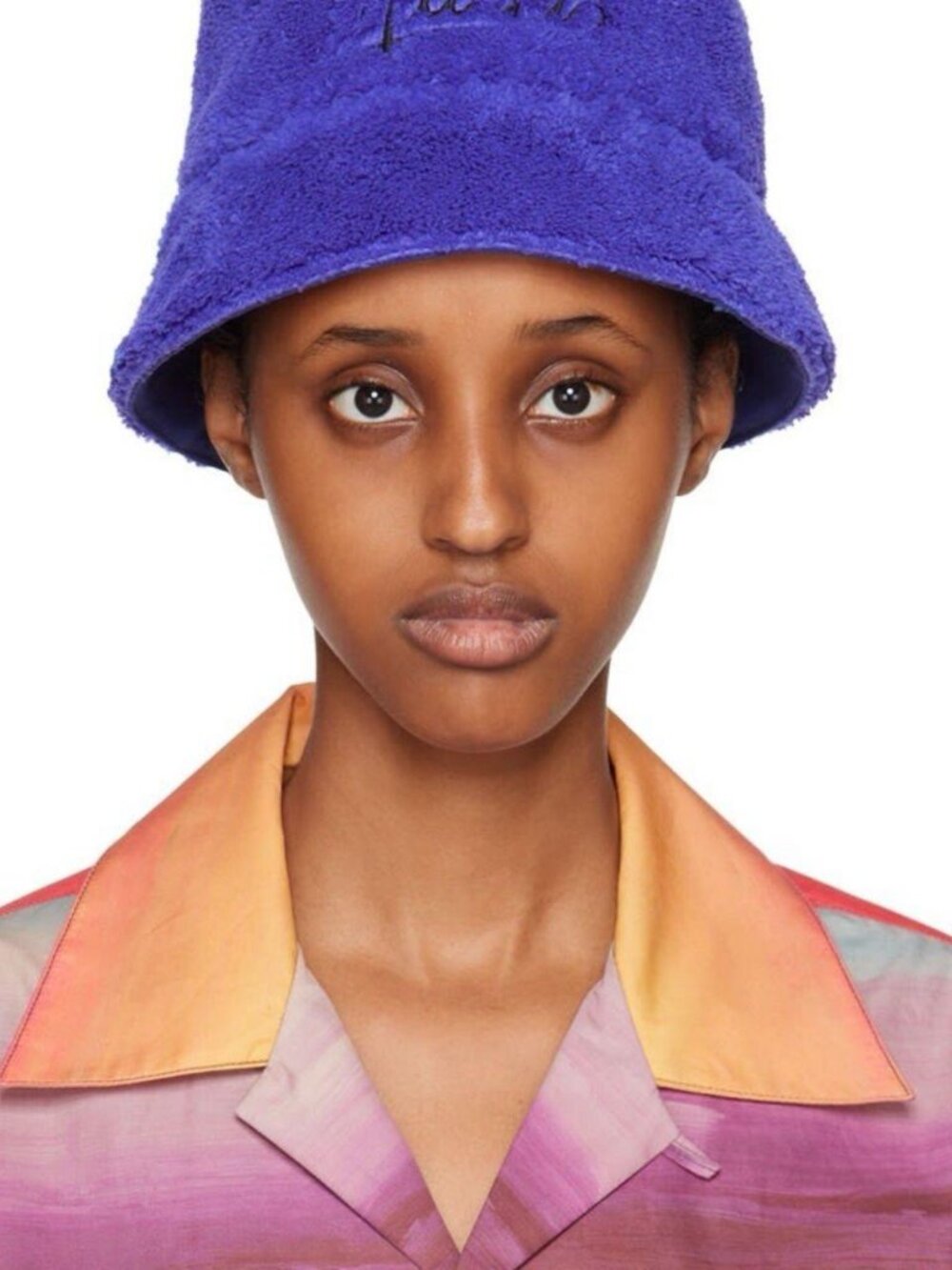 Marni Terry Bucket Hat - Purple, Size L